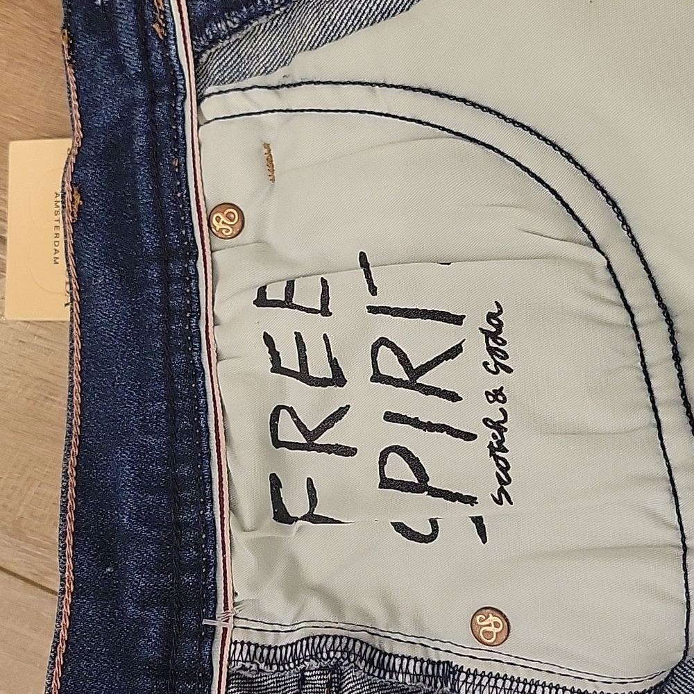 NWT Scotch & Soda The Current Highest Rise Barrel Jeans Size 25 - Picture 5 of 7